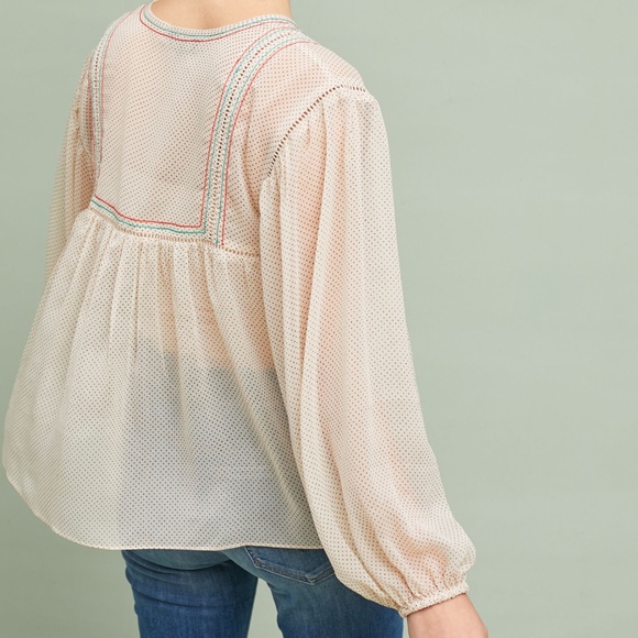 Anthropologie Peasant Style Top, Sz S, NWT - Picture 2 of 6